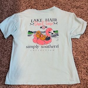 Simply Southern “Lake hair don’t care” Tee shirt